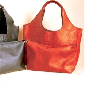 Vegan Leather Hobo - detachable insert bag - originally sold by Social Threads